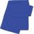 Sjaal van fleece kobaltblauw