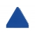 Ijskrabber driehoek blauw