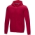 Ruby heren GOTS biologische GRS-gerecyclede hoodie met volledige rits rood