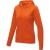 Theron dames hoodie met ritssluitng oranje