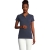 PLANET DAMES Polo 170g 'meerkleurig' franse marine