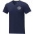 Somoto Heren T-shirt met V-hals en korte mouwen navy