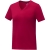 Somoto Dames T-shirt met V-hals en korte mouwen rood