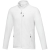 Amber GRS gerecycled heren fleece jas met volledige rits wit