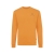 Iqoniq Zion gerecycled katoen sweater sundial oranje