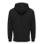 Iqoniq Abisko gerecycled katoen hoodie met rits zwart