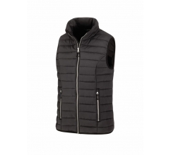 Bodywarmer HELSINKIvoor dames , zwart XS bedrukken