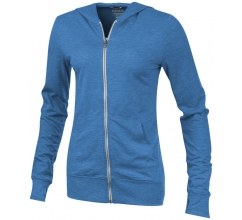 Garner dames sweater met capuchon en volledige rits bedrukken