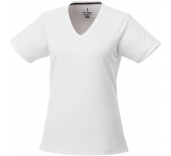 Amery cool fit V-hals dames t-shirt met korte mouwen bedrukken
