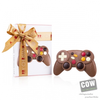 Afbeelding van relatiegeschenk:Chocolade Gamepad voor Kerstmis Chocolade figuurtje