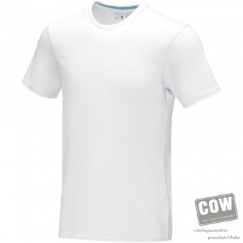 Afbeelding van relatiegeschenk:Azurite heren T-shirt met korte mouwen GOTS biologisch textiel