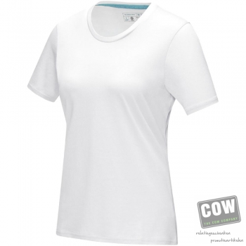 Afbeelding van relatiegeschenk:Azurite dames T-shirt met korte mouwen GOTS biologisch textiel
